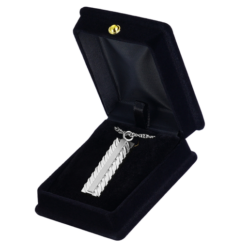 [416 BPS] Silver Bar Pendant